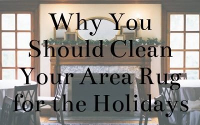 Why You Should Clean Your Area Rug for the Holidays